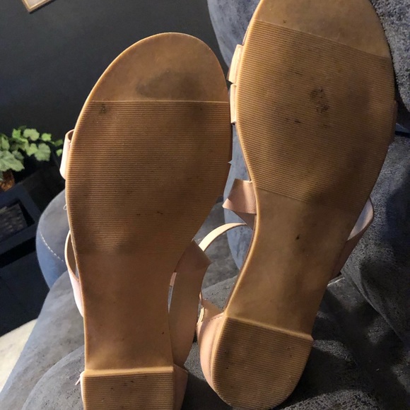 JustFab Size 9 Woman’s Aerin Flat Blush Sandal - Picture 11 of 11